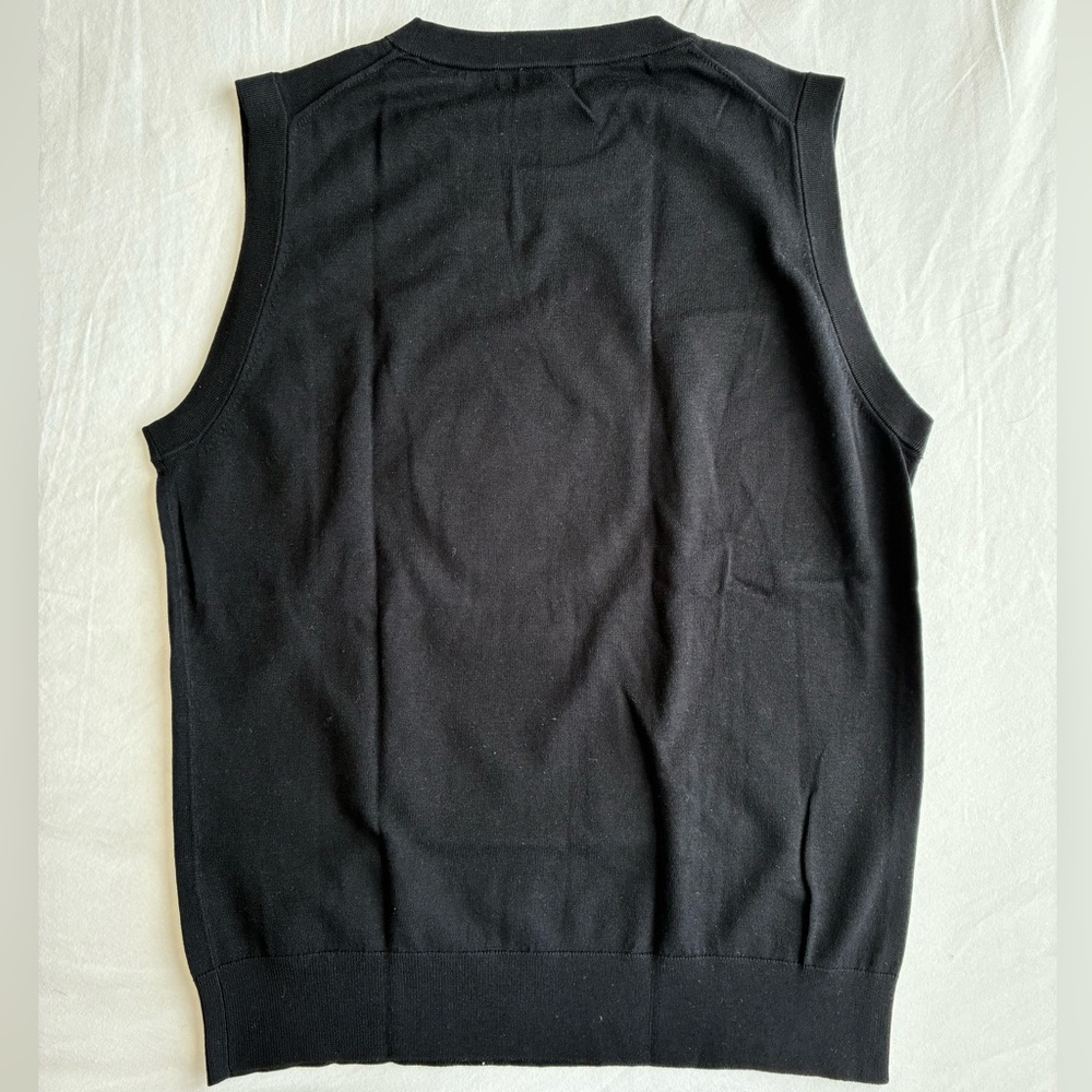 NWOT J.Crew Jackie Cotton-blend Knit Shell in Black, Size Large - Picture 3 of 8